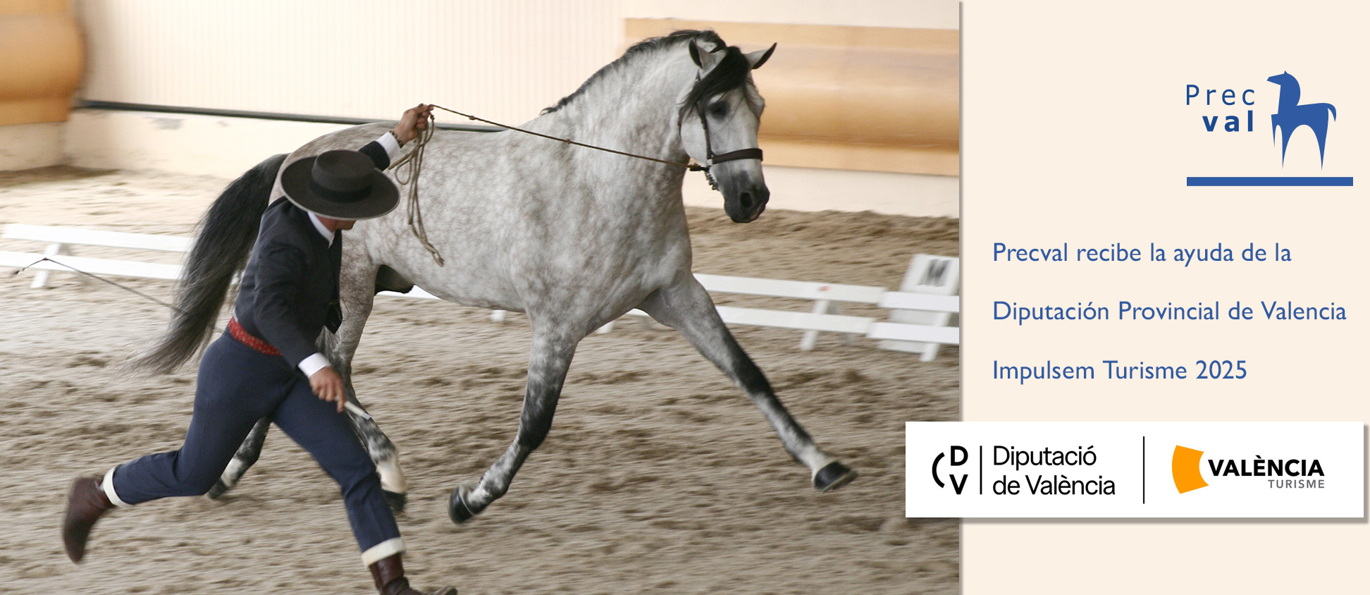 Precval recibe la ayuda de la Diputación Provincial de Valencia. Impulsem Turisme 2025