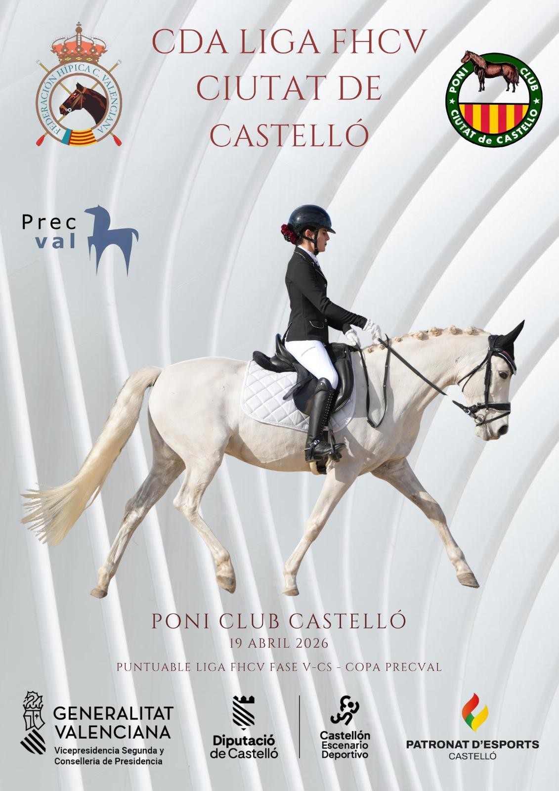 Cartel CDA LIGA FHV CIUTAT DE CASTELLÓ