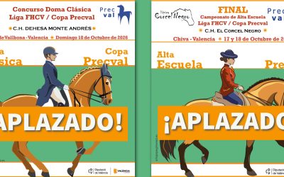 Aplazamientos Copa Precval